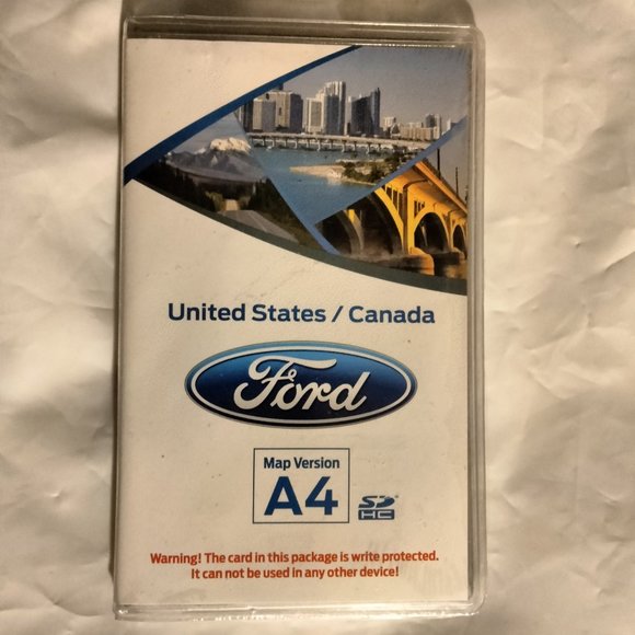 New Sealed Ford Sync A4 SD Navigation Maps for USA & Canada - Picture 1 of 3